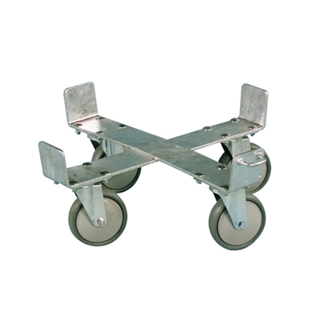Trolley for skips, 90 lt